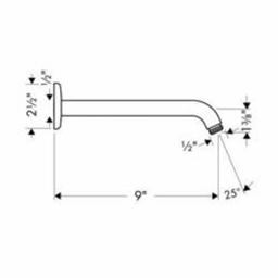 Shower Arm, Wall Mount, 9 in L, Brushed Nickel - jd5r31jrmepdybmtceoe@2x.jpg
