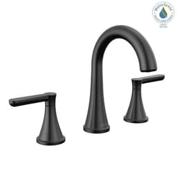 Delta Greydon 8 in. Widespread Double Handle Bathroom Faucet in Matte Black 35860LF-BL - jdkuhcqvljqq8hggejcw@2x.jpg
