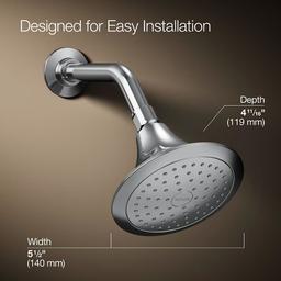 Forte 2.5 GPM Single Function Shower Head with Katalyst Air-induction Technology - jdunauwnbs7jplqicg9m@2x.jpg
