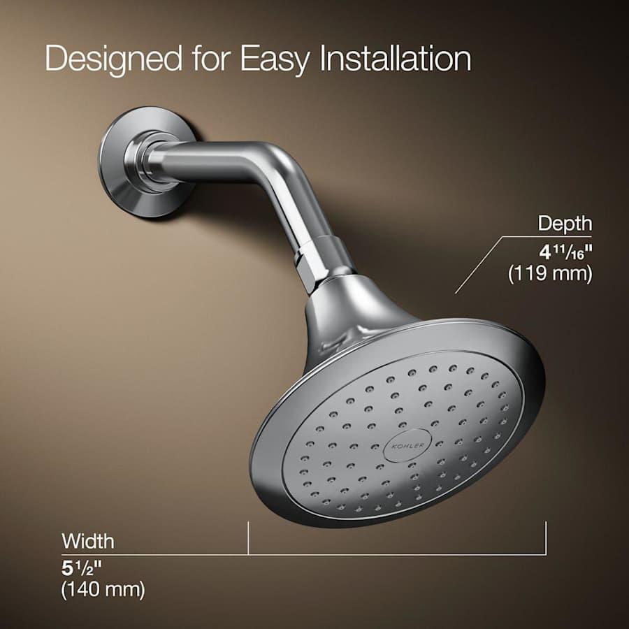 Forte 2.5 GPM Single Function Shower Head with Katalyst Air-induction Technology - jdunauwnbs7jplqicg9m@2x.jpg