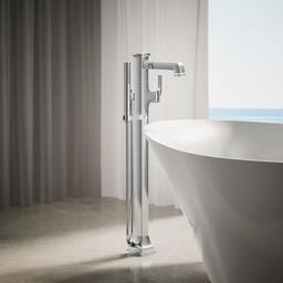 Riff Floor Mounted Tub Filler with Built-In Diverter - Includes Hand Shower - jfx5tndyl2cm7qzotijn@2x.jpg