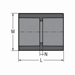 Coupling, 8 in, Socket, SCH 80/XH, PVC - jihjm28f6zacv2cwah0b@2x.jpg