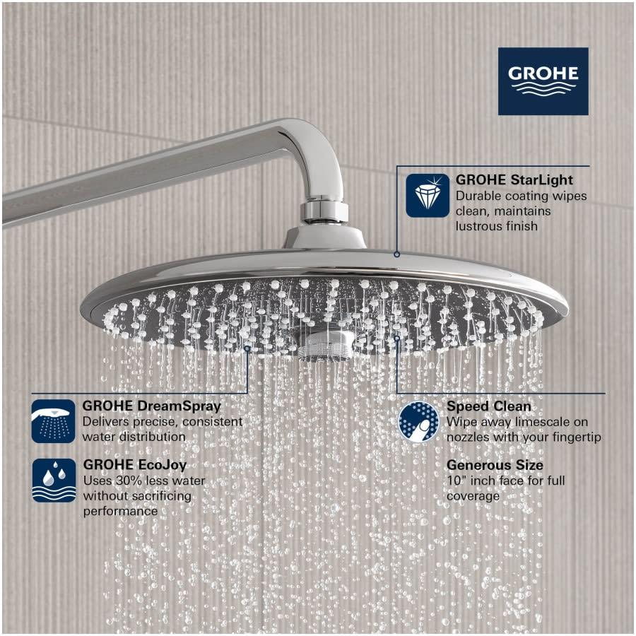 Grohtherm Euphoria 260 1.8 GPM Multi Function Shower Head with EcoJoy, DreamSpray, and SpeedClean - jjj0grlnoje0xrj4pqg0@2x.jpg