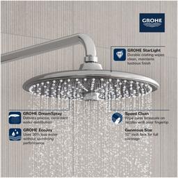 Grohtherm Euphoria 260 1.8 GPM Multi Function Shower Head with EcoJoy, DreamSpray, and SpeedClean - jjj0grlnoje0xrj4pqg0@2x.jpg