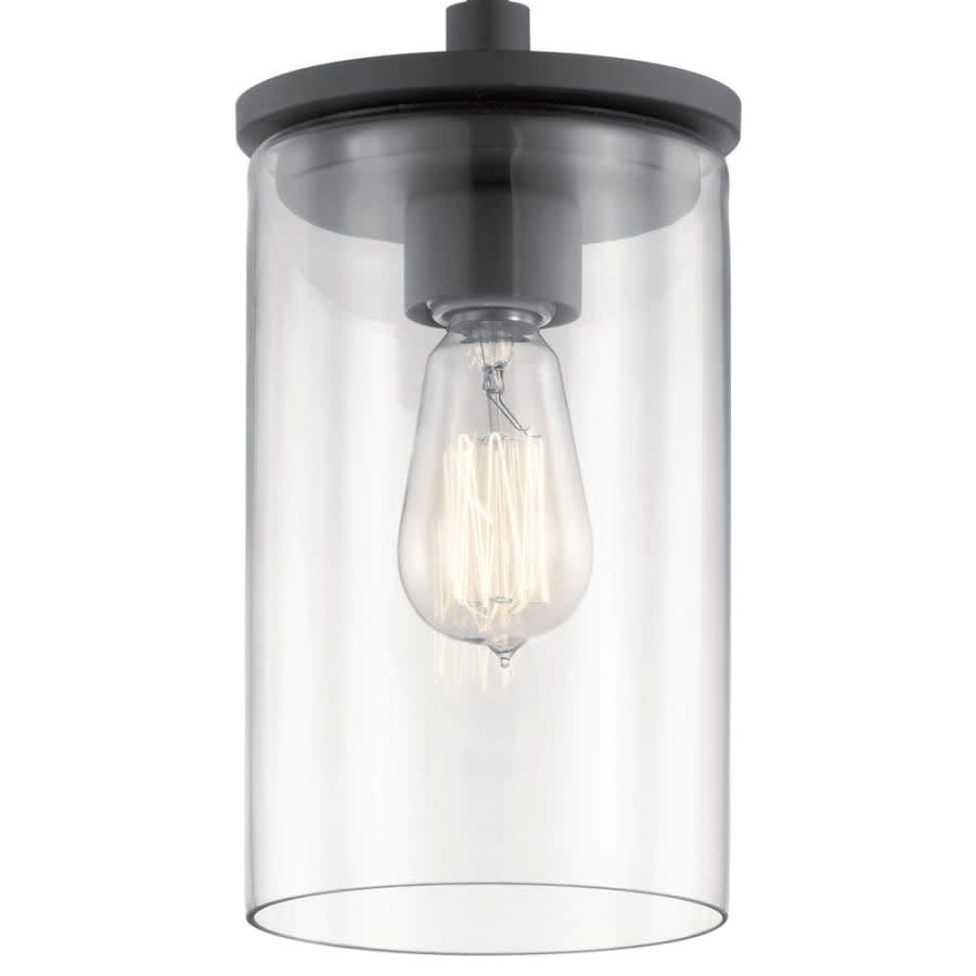 Crosby Single Light 6" Wide Mini Pendant with Clear Glass Shade - jkqfsfkmrkwebaml4dgr@2x.jpg