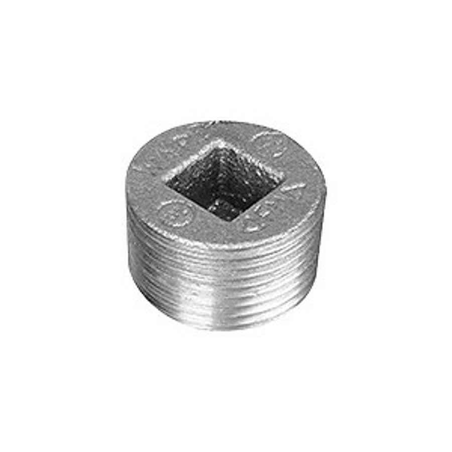 Countersunk Plug, 4 in, FNPT, 150 lb, Malleable Iron, Galvanized, Domestic - jneqpcnkjlmastgugfhn@2x.jpg