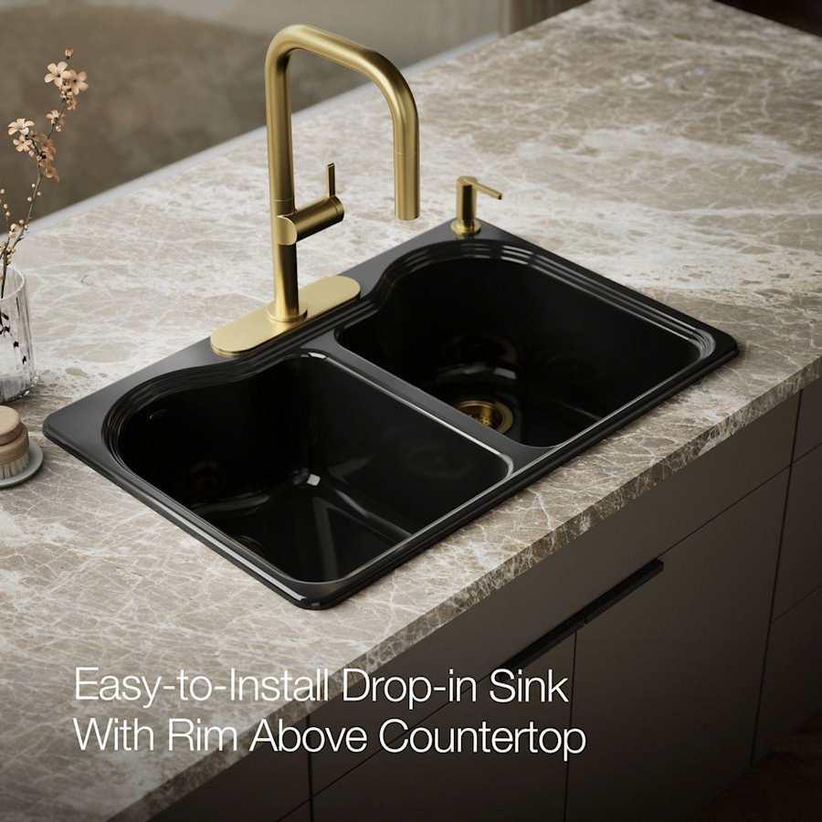 Hartland 33" Double Basin Top-Mount Enameled Cast-Iron Kitchen Sink - jopzfboqdbqqowrj8zom@2x.jpg
