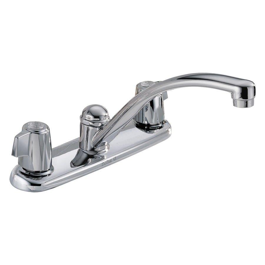 Classic Kitchen Faucet, Deck Mount, ADA, 2 Blade Handle, 3-Hole, Chrome - jpcktdjtkwi6xkemvhri@2x.jpg