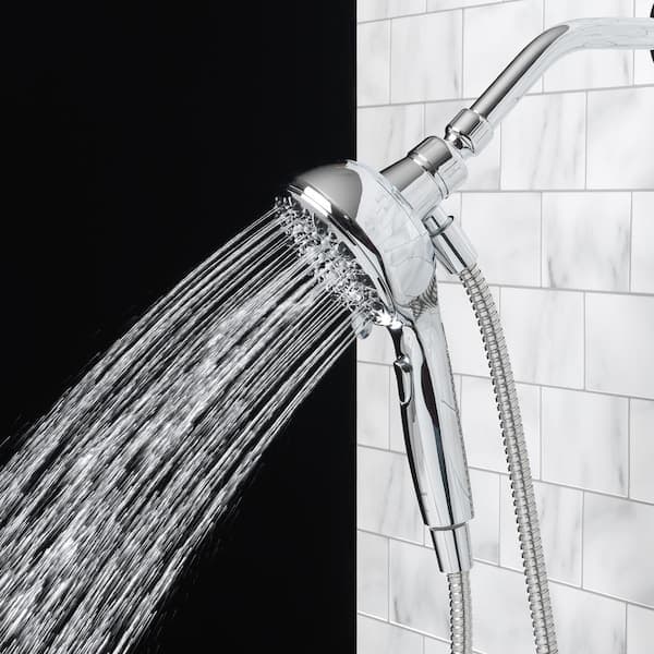 Glacier Bay Push Release 6-Spray Wall Mount Handheld Shower Head 1.8 GPM in Chrome 8571101HC - jps1n6uujvap5dtpcwmy@2x.jpg