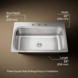 Verse 33" Single Basin Drop In Kitchen Sink With 3 Faucet Holes - jq7yrb6os0conriht4wj@2x.jpg