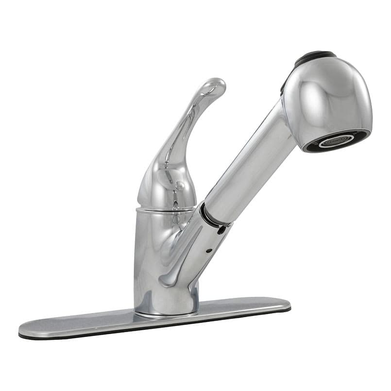 1-Handle Pull-Out Sprayer Kitchen Faucet - 803 Chrome