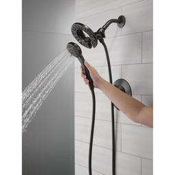 Arvo In2ition 2-in-1 Rough-in Valve Included Single-Handle 4-Spray Shower Faucet 1.75 GPM in Matte Black - jrnhmnlhn2za7foe7lp0@2x.jpg
