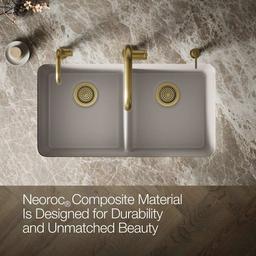 Cairn 33-1/2" Undermount Double Equal Bowl Neoroc Granite Composite Kitchen Sink with Right Sink Rack Included - js7usaqqqfefjisosscb@2x.jpg