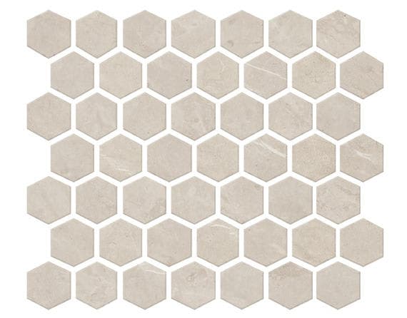 Prime Dynamic Beige Hexagon 1 1/2X1 1/2 Matte