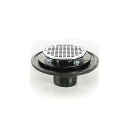 Round Shower and Floor Drain, 2 in, No Hub, Cast Iron Drain, Polished Chrome - ju0tb2ue0wf9gpwdvtaa@2x.jpg