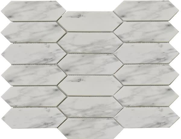 Marble Picket Mosaic 10.9x9.5
