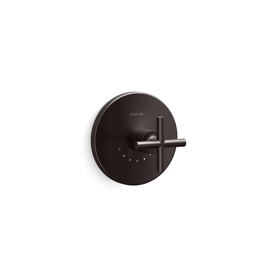 Purist Thermostatic Valve Trim Only with Single Cross Handle - Less Rough In