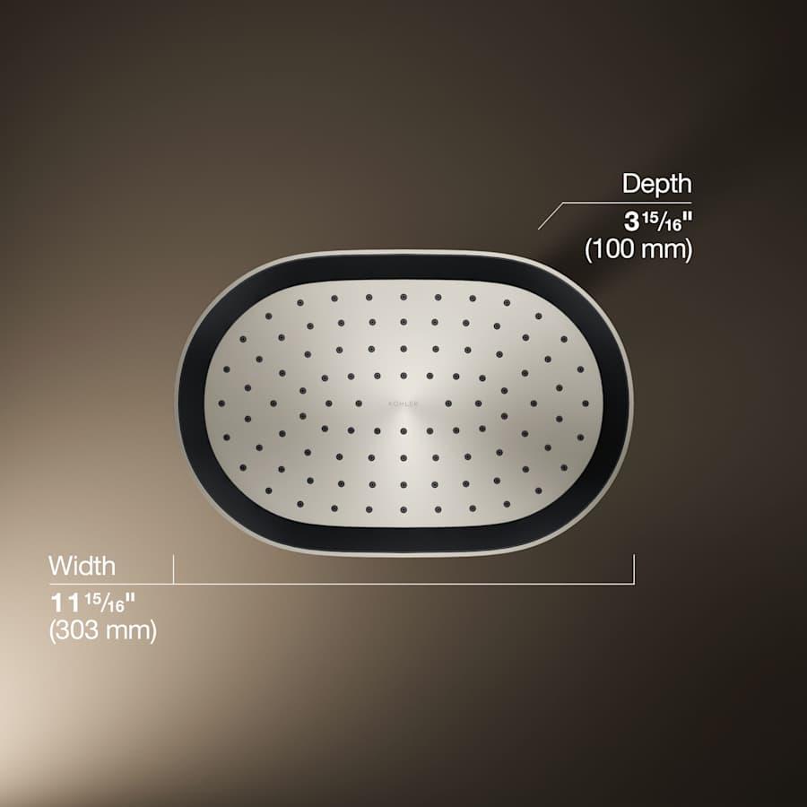 Statement Oblong 12" Single Function 1.75 GPM Rainhead with MasterClean Sprayface and Katalyst Air-Induction Technology - jvl3iusoe8v8aup5fhl6@2x.jpg