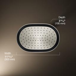 Statement Oblong 12" Single Function 1.75 GPM Rainhead with MasterClean Sprayface and Katalyst Air-Induction Technology - jvl3iusoe8v8aup5fhl6@2x.jpg
