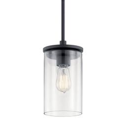 Crosby Single Light 6" Wide Mini Pendant with Clear Glass Shade - jyzgedle2dnhiihmmwhr@2x.jpg