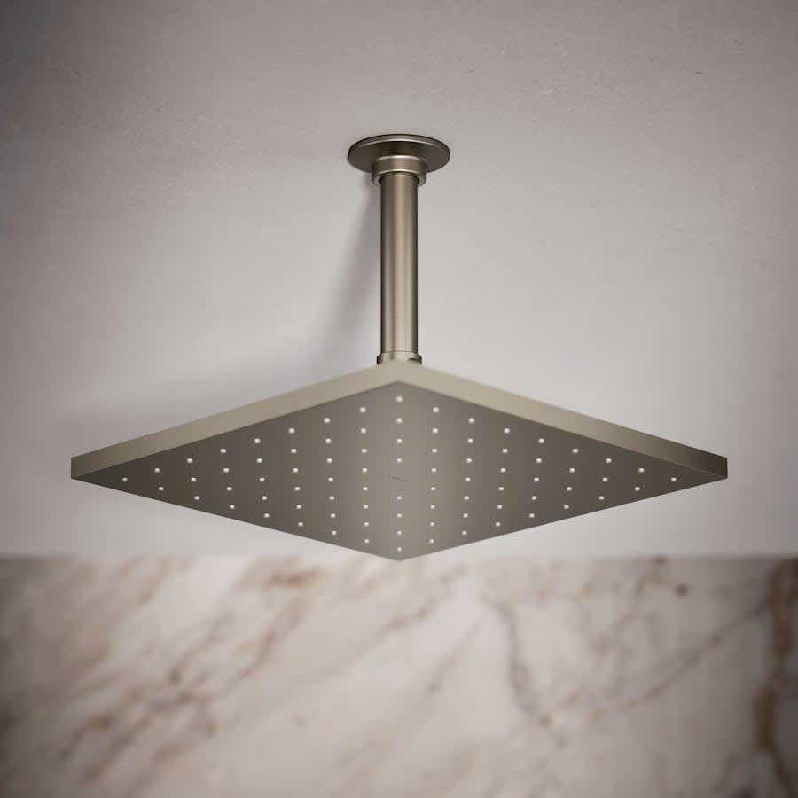 Radiant Contemporary Square 10" Single Function 2.5 GPM Rainhead with MasterClean Sprayface and Katalyst Air-Induction Technology - jzd6goxo5sepslcietq0@2x.jpg