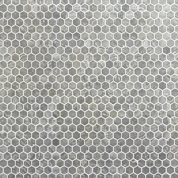 Perpetuo Eternal Grey Hexagon 1.5X1.5 Matte