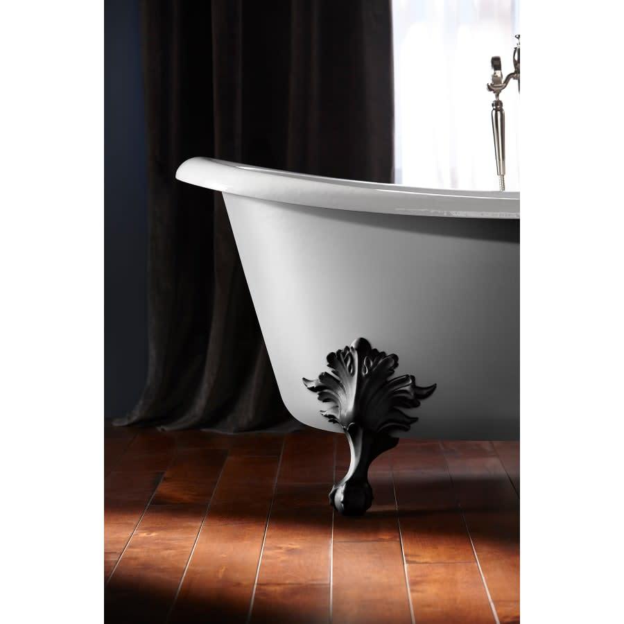 Artifacts 67" Free Standing Cast Iron Soaking Tub with Center Drain and Overflow - Claw Feet Sold Separately - k4vqzmpdefxae7yoxrvv@2x.jpg