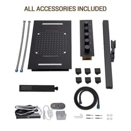 YAWWALK Thermostatic 15-Spray Ceiling Mount 23 x 15 in. Rectangle LED Mood Lighting Shower System with Valve in Matte Black CR1-S025-BI-1 - k5beimbp8onjidcnsgk9@2x.jpg