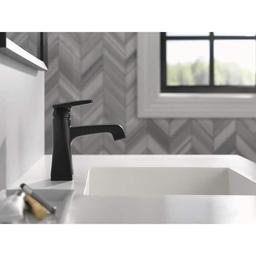 Delta Ashlyn Single Hole Single-Handle Bathroom Faucet in Matte Black 564-BLMPU-DST - k6ht7oppprcx7ehpktdk@2x.jpg