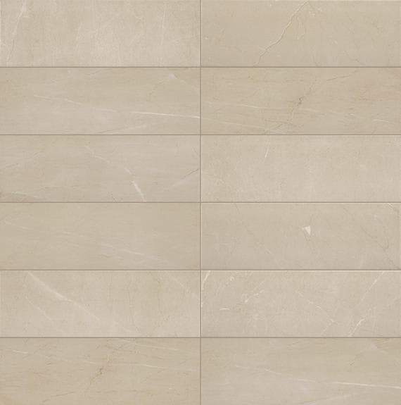 Perpetuo Elegant Beige Rectangle 4X12 Satin