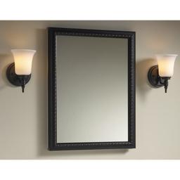 20" x 26" Single Door Reversible Hinge Framed Mirrored Medicine Cabinet with Oil Rubbed Bronze Finish - k7in6drycurpb2wsn8ku@2x.jpg