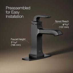 KOHLER Rubicon Single Hole Single Handle Bathroom Faucet in Matte Black R29402-4D-BL - k7rnhtmbd4e8eoutwxfs@2x.jpg