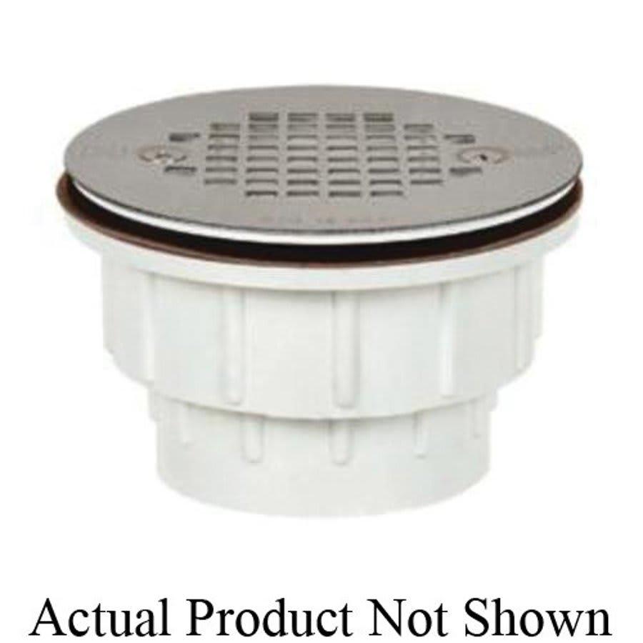 Shower Module Drain, 2 in, Solvent Weld, 4-1/4 in, Grid, PVC Drain, Stainless Steel - k8wxuluwzi2fw4jqg5cu@2x.jpg