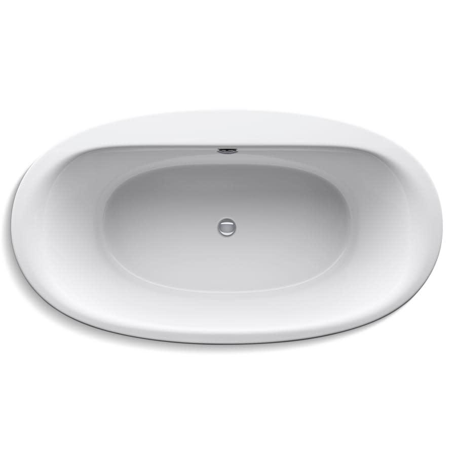 Sunstruck 60" Soaking Bathtub for Freestanding Installations with Center Drain - kbocyboaptne8c4nzmah@2x.jpg
