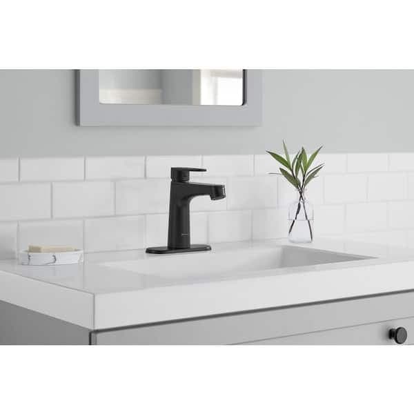Glacier Bay Kendrick Single Hole Single-Handle Bathroom Faucet in Matte Black HD67958W-6510H - kc64sxmqts9ejilwanhn@2x.jpg