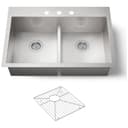 Vault 33" Double Basin Top-Mount/Under-Mount 18-Gauge Stainless Steel Kitchen Sink with Smart Divide - kc7g0dldnwibz8dd9kcz@2x.jpg