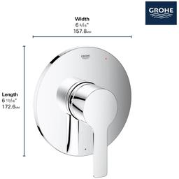 Lineare Pressure Balanced Valve Trim Only with Single Lever Handle - Less Rough In - kcmfduzeabzxbkldimhv@2x.jpg