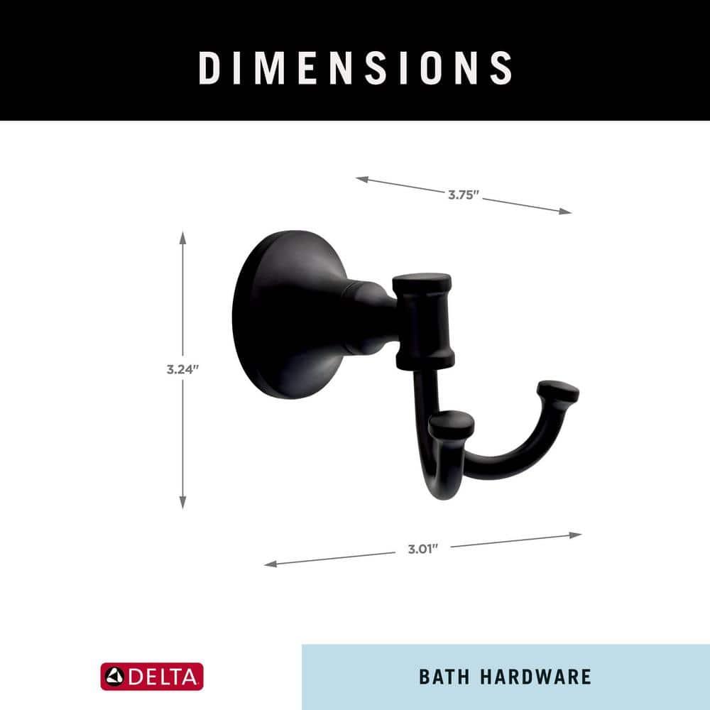 Chamberlain Double Towel Hook Bath Hardware Accessory in Matte Black - kcz0l0pd1xdof8odk61l@2x.jpg