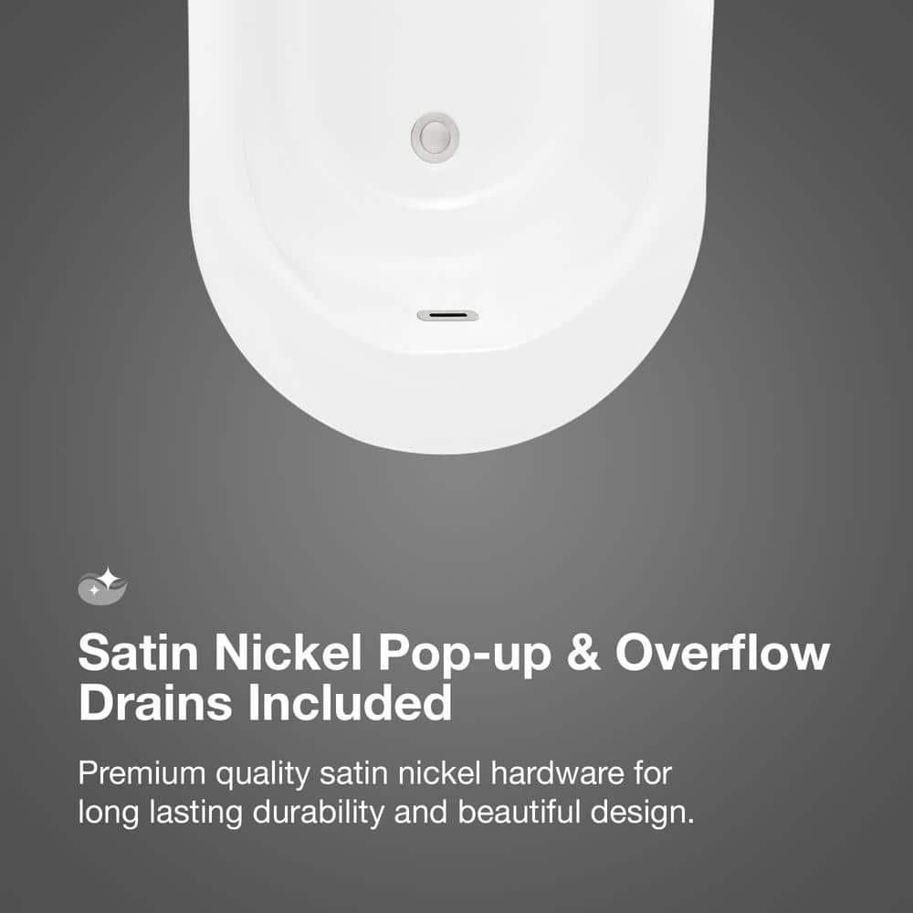 Coniston 60 in. Acrylic Freestanding Flatbottom Bathtub in White with Overflow and Drain in Brushed Nickel Included - kd2et6lsbz6ene57zuwe@2x.jpg