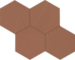 Rhyme and Reason Warm Terracotta Hexagon 4X4 Matte - kg2my5sakutffaoimfaz@2x.jpg