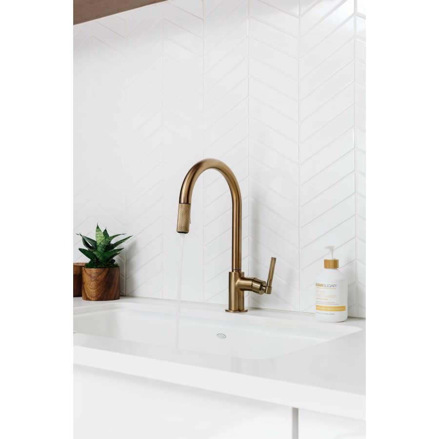 Litze Single Handle Arc Spout SmartTouch Pull Down Kitchen Faucet with Knurled Handle and On/Off Touch Activation - Limited Lifetime Warranty (5 Year on Electronic Parts) - kghww2nxek0enaslalbk@2x.jpg