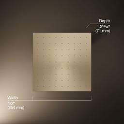 Radiant Contemporary Square 10" Single Function 2.5 GPM Rainhead with MasterClean Sprayface and Katalyst Air-Induction Technology - kgt1o18eh1b6rpeytnra@2x.jpg