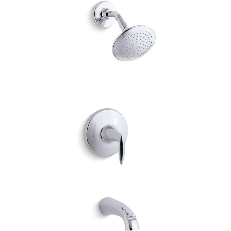 Alteo Single Handle Pressure Balanced Tub and Shower Valve Trim Less Valve with Metal Lever Handle, Single Function Shower Head, and Diverter Tub Spout - khnaco2lg04lkplrokbj@2x.jpg
