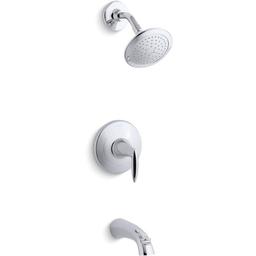 Alteo Single Handle Pressure Balanced Tub and Shower Valve Trim Less Valve with Metal Lever Handle, Single Function Shower Head, and Diverter Tub Spout - khnaco2lg04lkplrokbj_x500.jpg