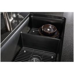 Cairn 33-1/2" Undermount Double Equal Bowl Neoroc Granite Composite Kitchen Sink with Right Sink Rack Included - kjwwxnogmybig7yvd0ox@2x.jpg