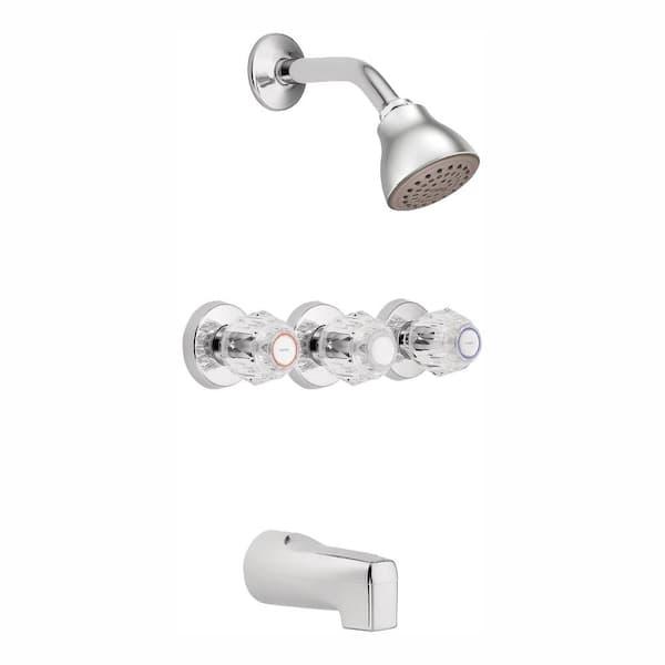 MOEN Chateau 3-Handle 1-Spray Tub and Shower Faucet in Chrome (Valve Included) 2995EP - kk4alfpwjals9vzglorr@2x.jpg