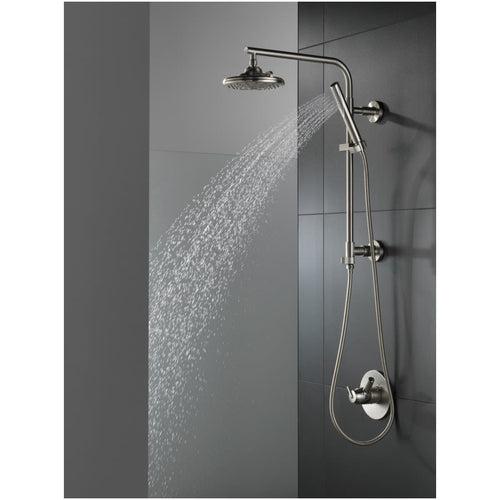 Emerge 18" Round Shower Column with Hose and Integrated Diverter - Less Shower Head and Hand Shower - kkf96snezlzxz6sski34_x500.jpg