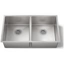 Strive 32" Double Basin Undermount 16-Gauge Stainless Steel Kitchen Sink with SilentShield - kmbqzuls96gtnzdmnrsp@2x.jpg