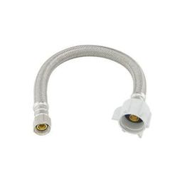 Flexible Water Supply, 3/8 x 7/8 in, Comp x Ballcock, 9 in L, Braided Polymer - kmjxo7wgorfq7iqwpkk3@2x.jpg