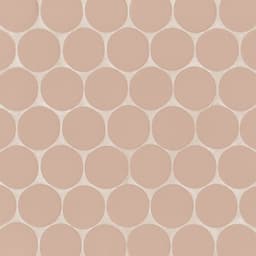 Makoto 2" Round Matte Porcelain Mosaic Tile in Momoiro Blush - kngpsyqda1nqhjrortez@2x.jpg